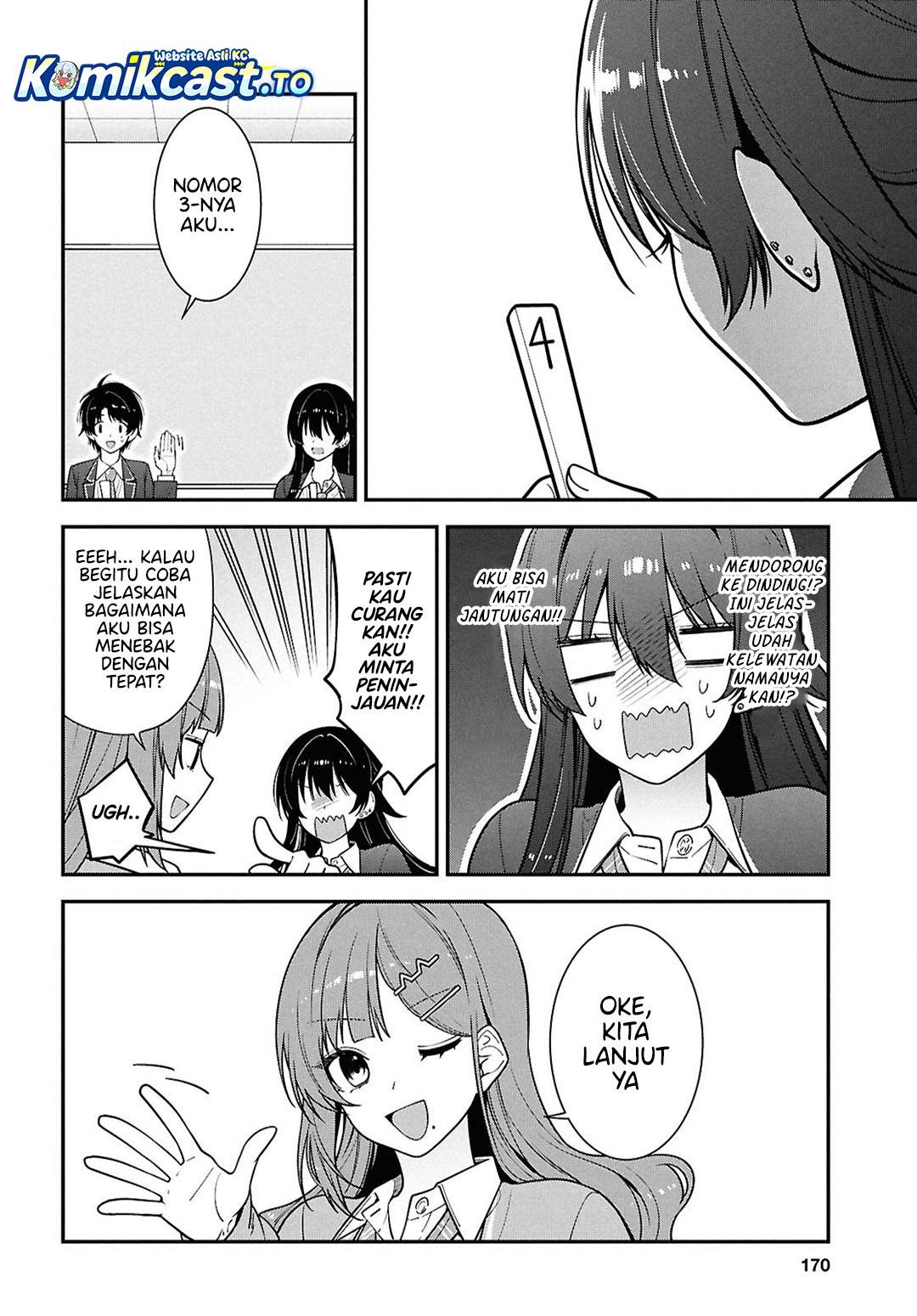 Tonari no Seki no Yankee Shimizu-san ga Kami o Kuroku Sometekita Chap 14 - Next Chap 15