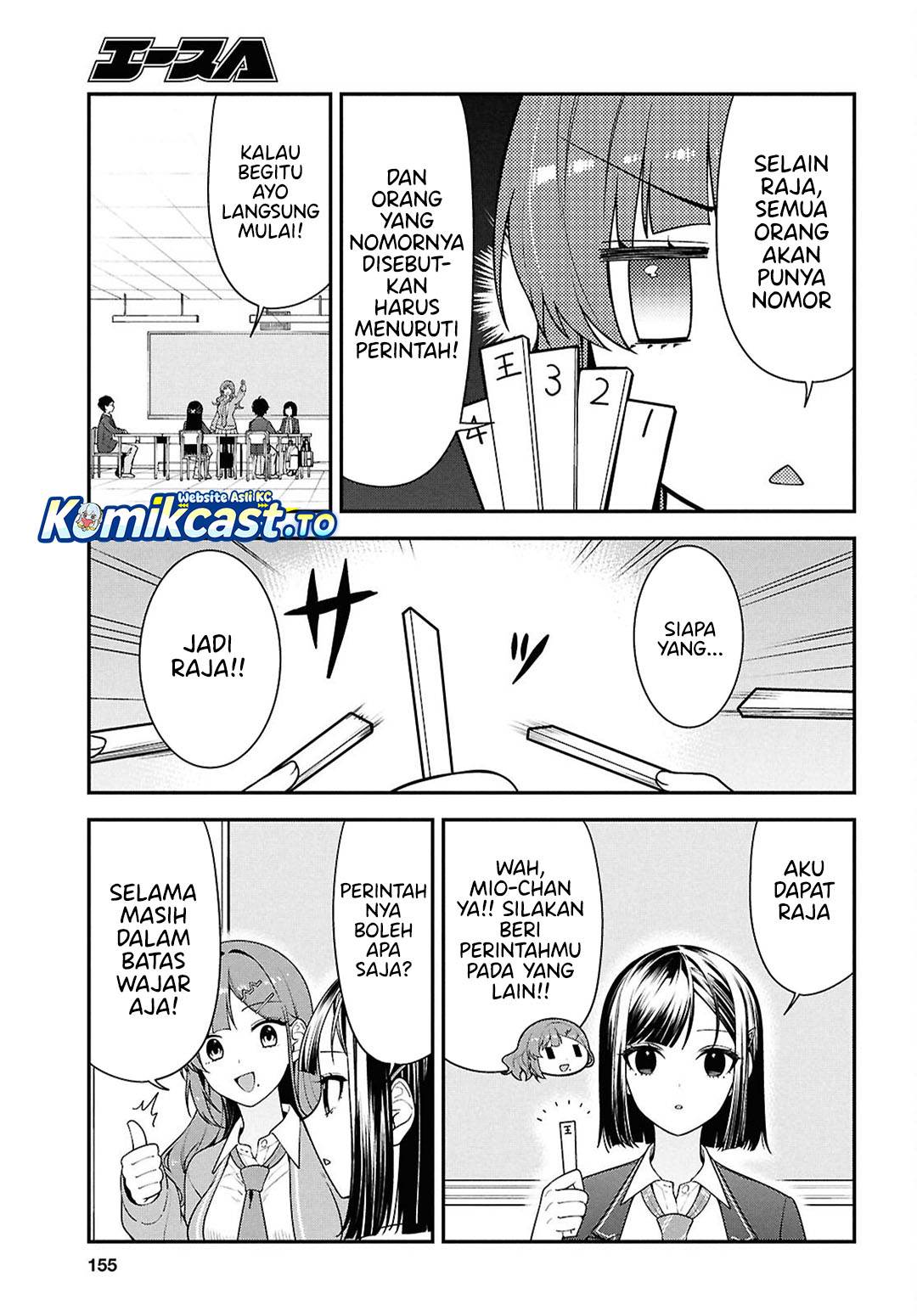 Tonari no Seki no Yankee Shimizu-san ga Kami o Kuroku Sometekita Chap 14 - Next Chap 15