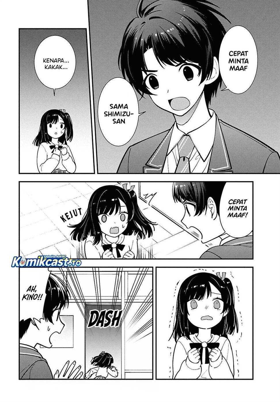 Tonari no Seki no Yankee Shimizu-san ga Kami o Kuroku Sometekita Chap 15 - Next Chap 16