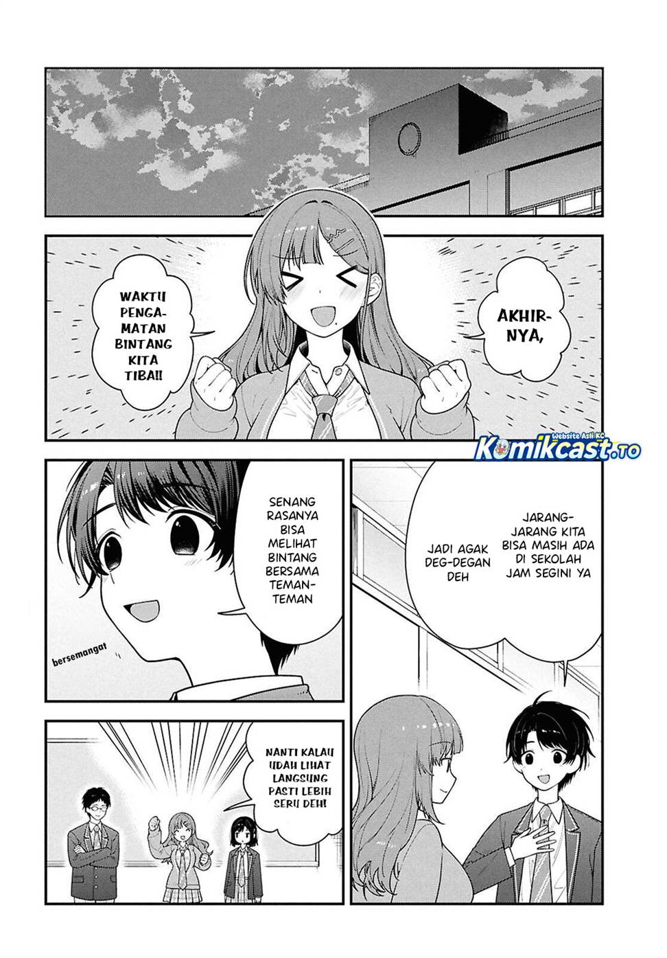 Tonari no Seki no Yankee Shimizu-san ga Kami o Kuroku Sometekita Chap 15 - Next Chap 16