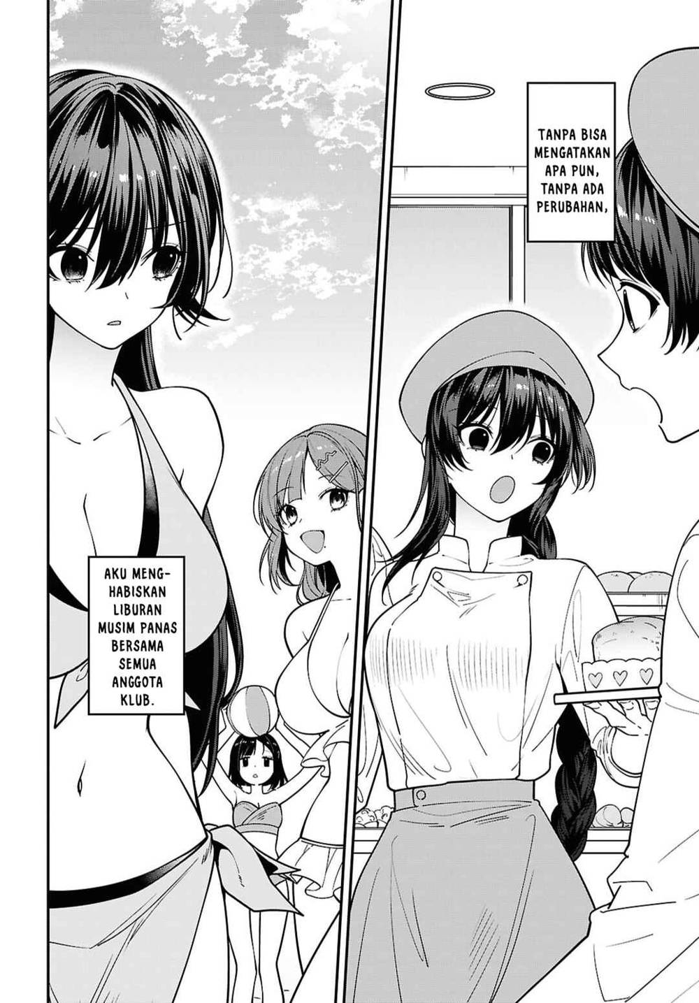 Tonari no Seki no Yankee Shimizu-san ga Kami o Kuroku Sometekita Chap 16 - Next Chap 17