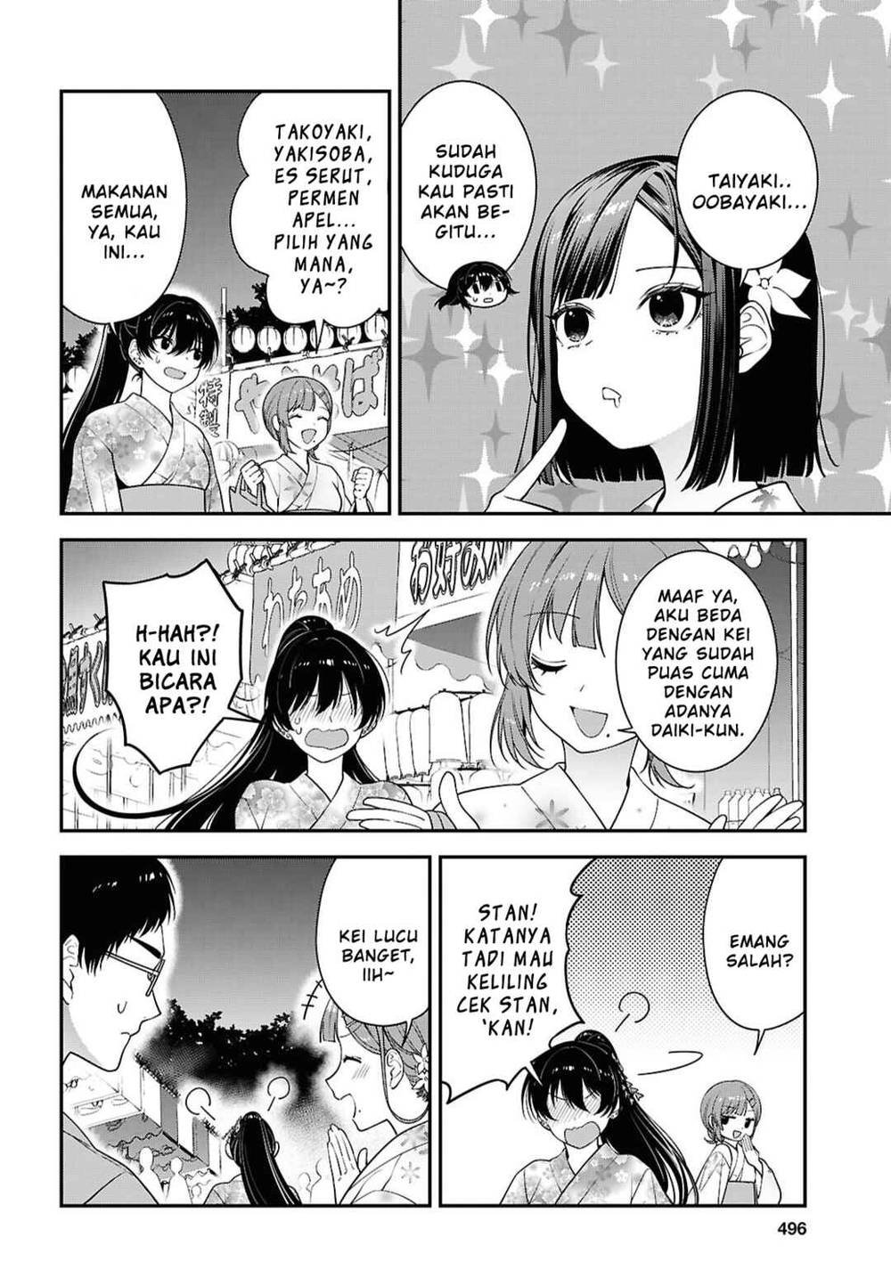 Tonari no Seki no Yankee Shimizu-san ga Kami o Kuroku Sometekita Chap 16 - Next Chap 17