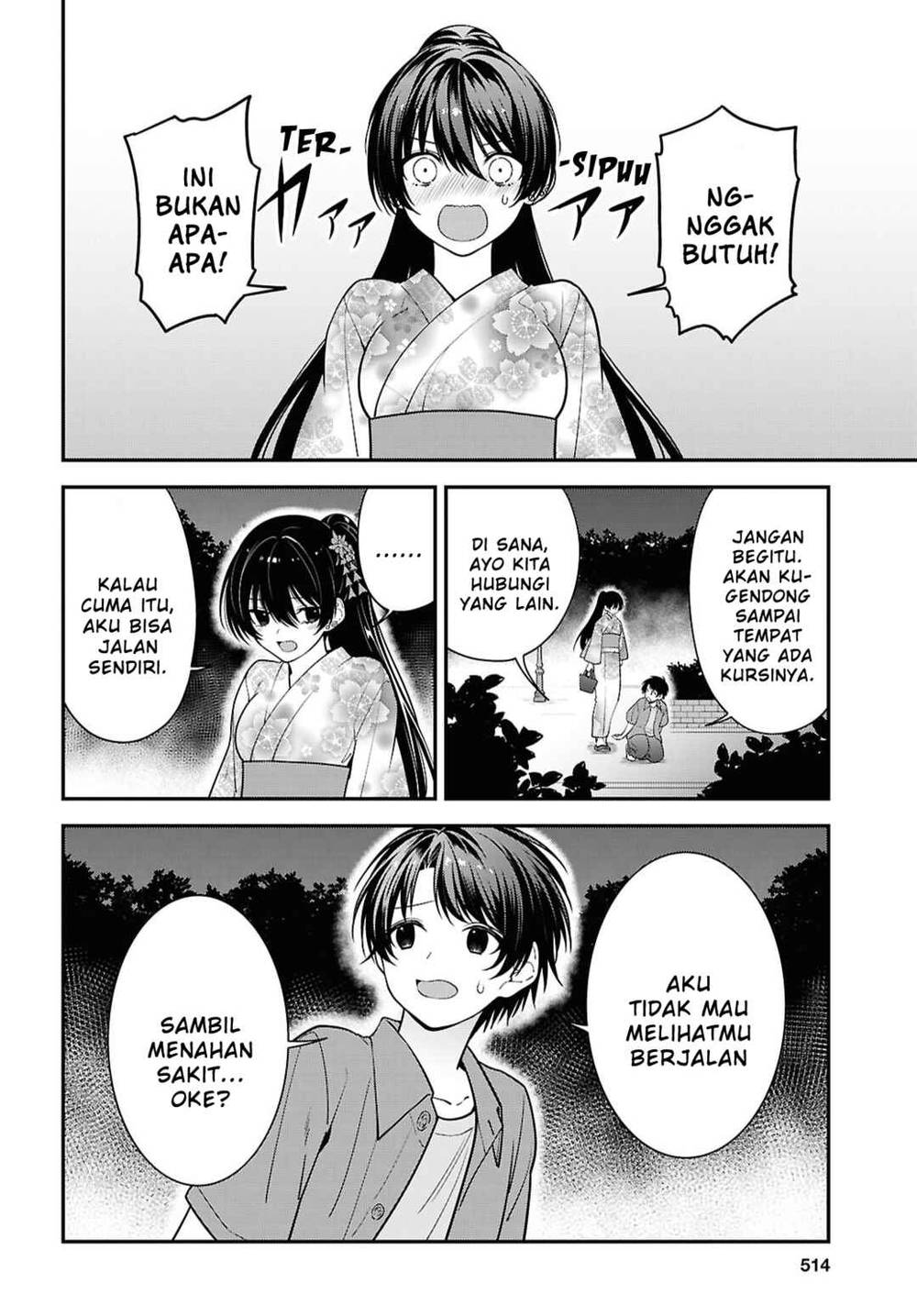 Tonari no Seki no Yankee Shimizu-san ga Kami o Kuroku Sometekita Chap 16 - Next Chap 17