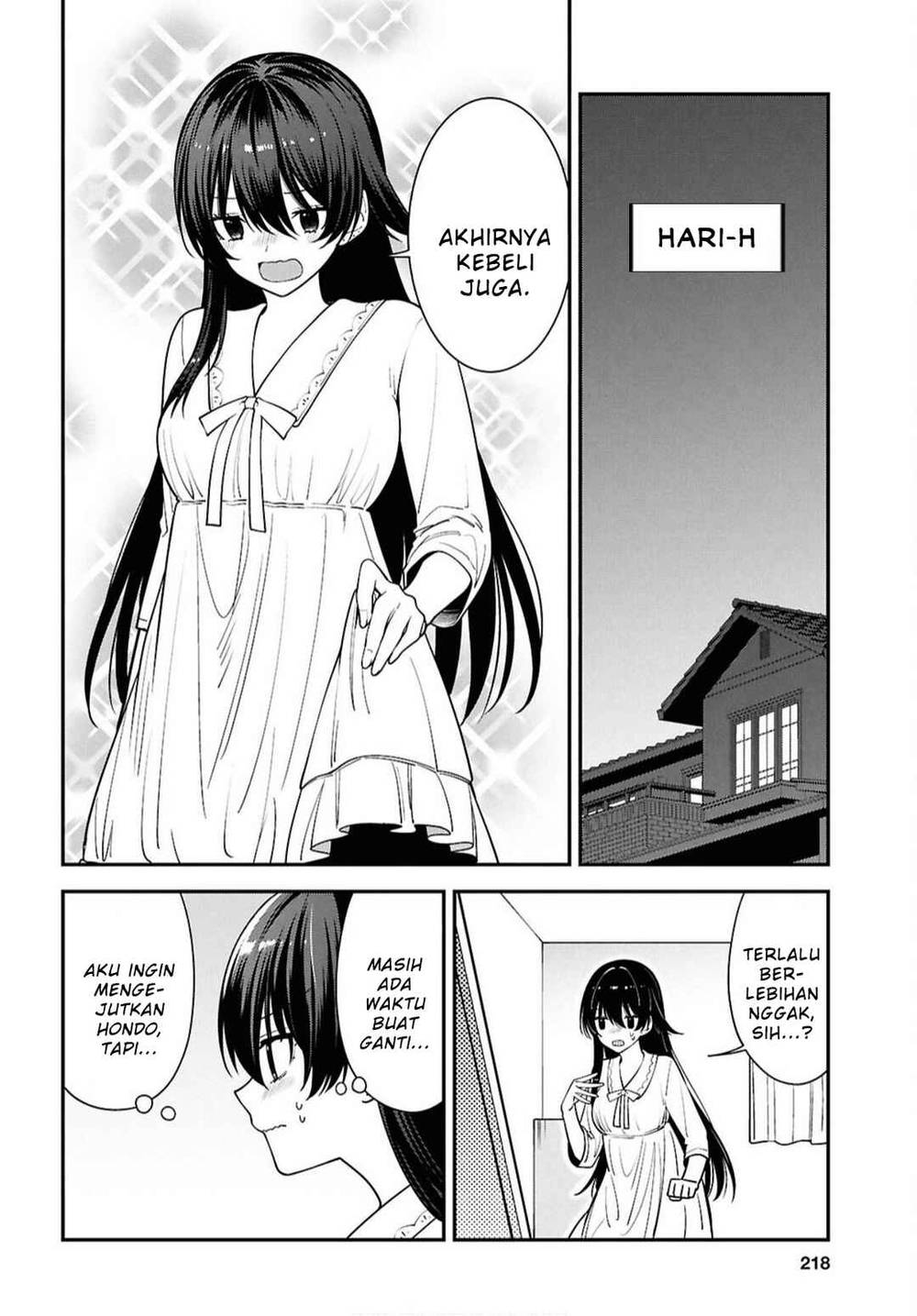 Tonari no Seki no Yankee Shimizu-san ga Kami o Kuroku Sometekita Chap 17 - Next Chap 18