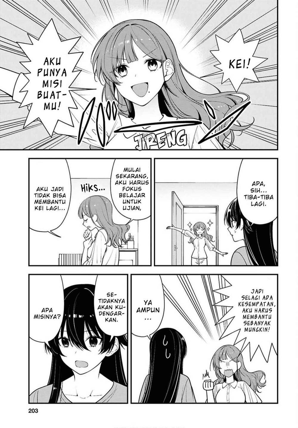 Tonari no Seki no Yankee Shimizu-san ga Kami o Kuroku Sometekita Chap 17 - Next Chap 18