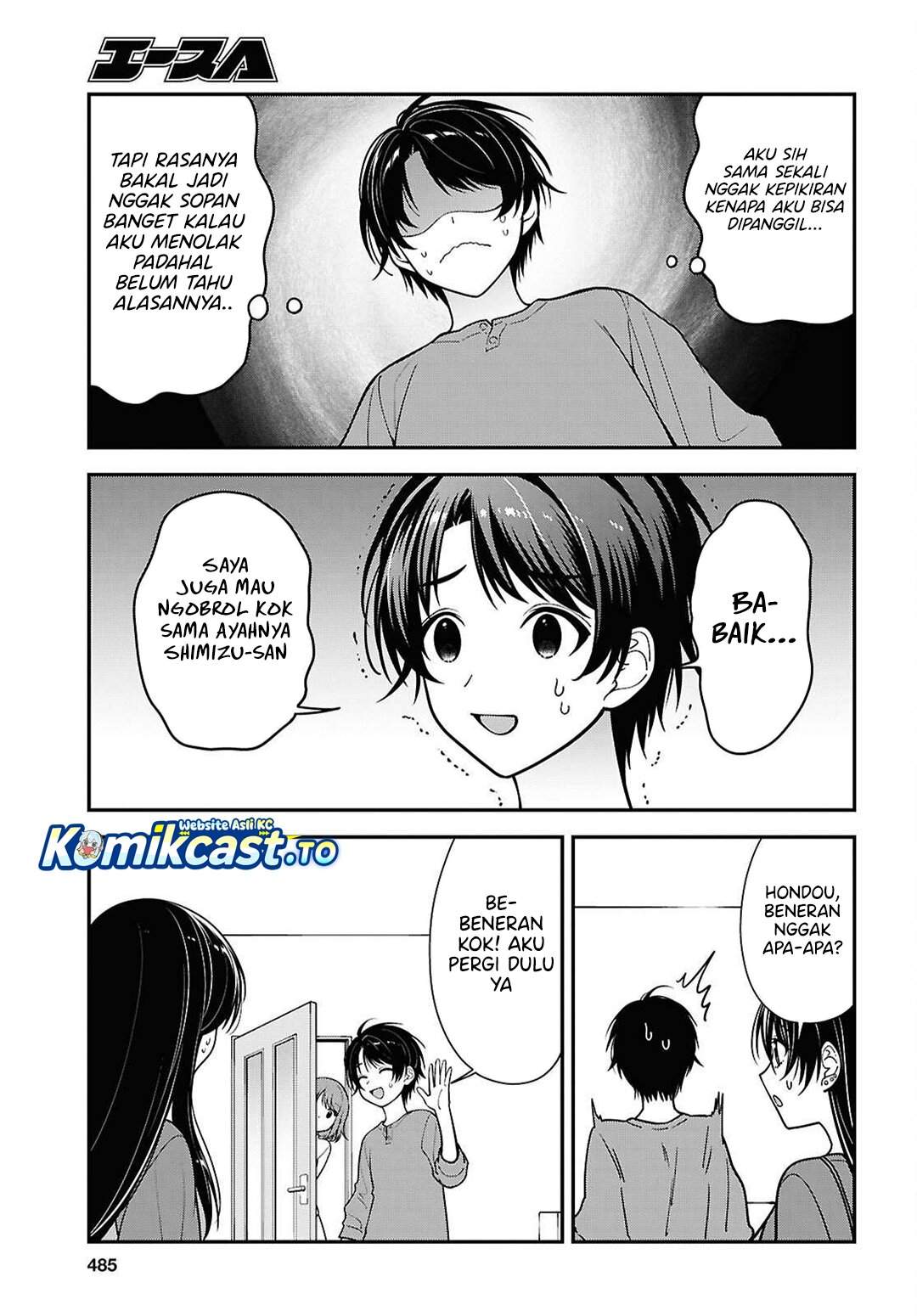 Tonari no Seki no Yankee Shimizu-san ga Kami o Kuroku Sometekita Chap 18 - Next Chap 19
