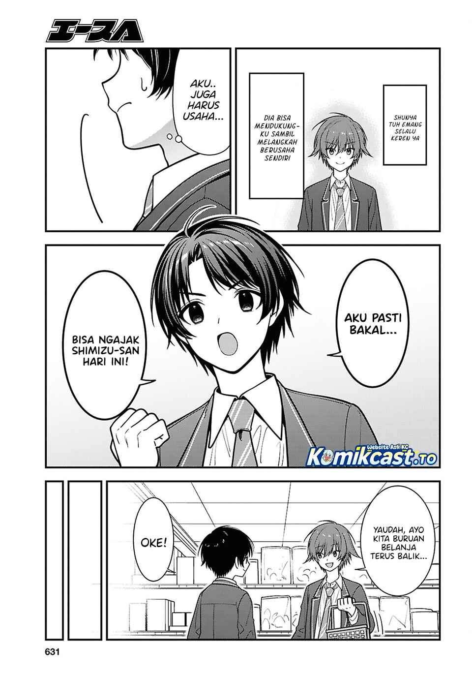 Tonari no Seki no Yankee Shimizu-san ga Kami o Kuroku Sometekita Chap 19 - Next Chap 20
