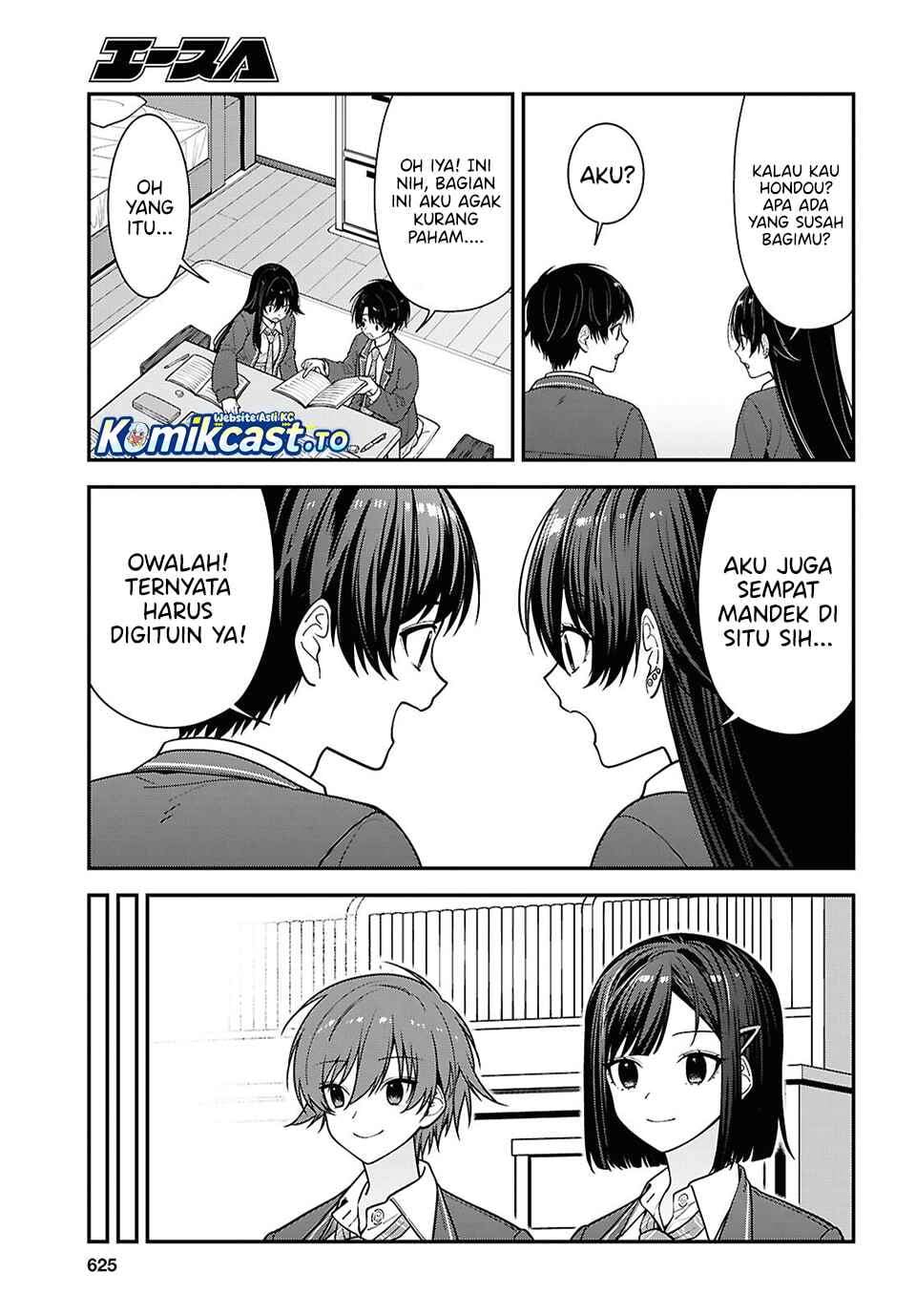 Tonari no Seki no Yankee Shimizu-san ga Kami o Kuroku Sometekita Chap 19 - Next Chap 20