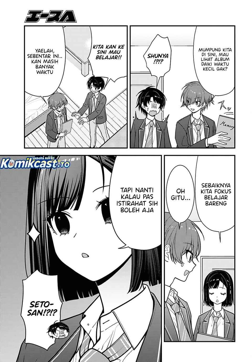 Tonari no Seki no Yankee Shimizu-san ga Kami o Kuroku Sometekita Chap 19 - Next Chap 20