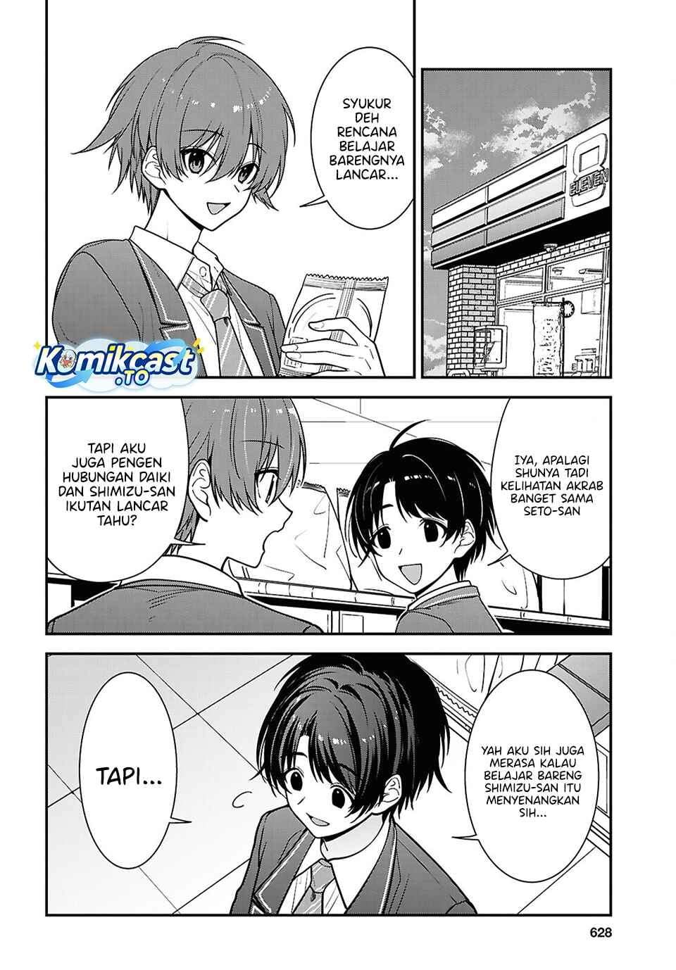 Tonari no Seki no Yankee Shimizu-san ga Kami o Kuroku Sometekita Chap 19 - Next Chap 20