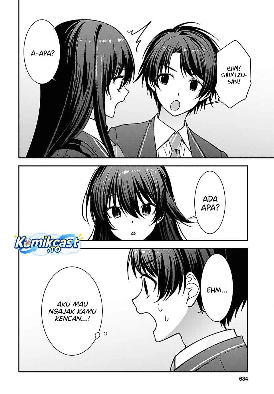 Tonari no Seki no Yankee Shimizu-san ga Kami o Kuroku Sometekita Chap 19 - Next Chap 20