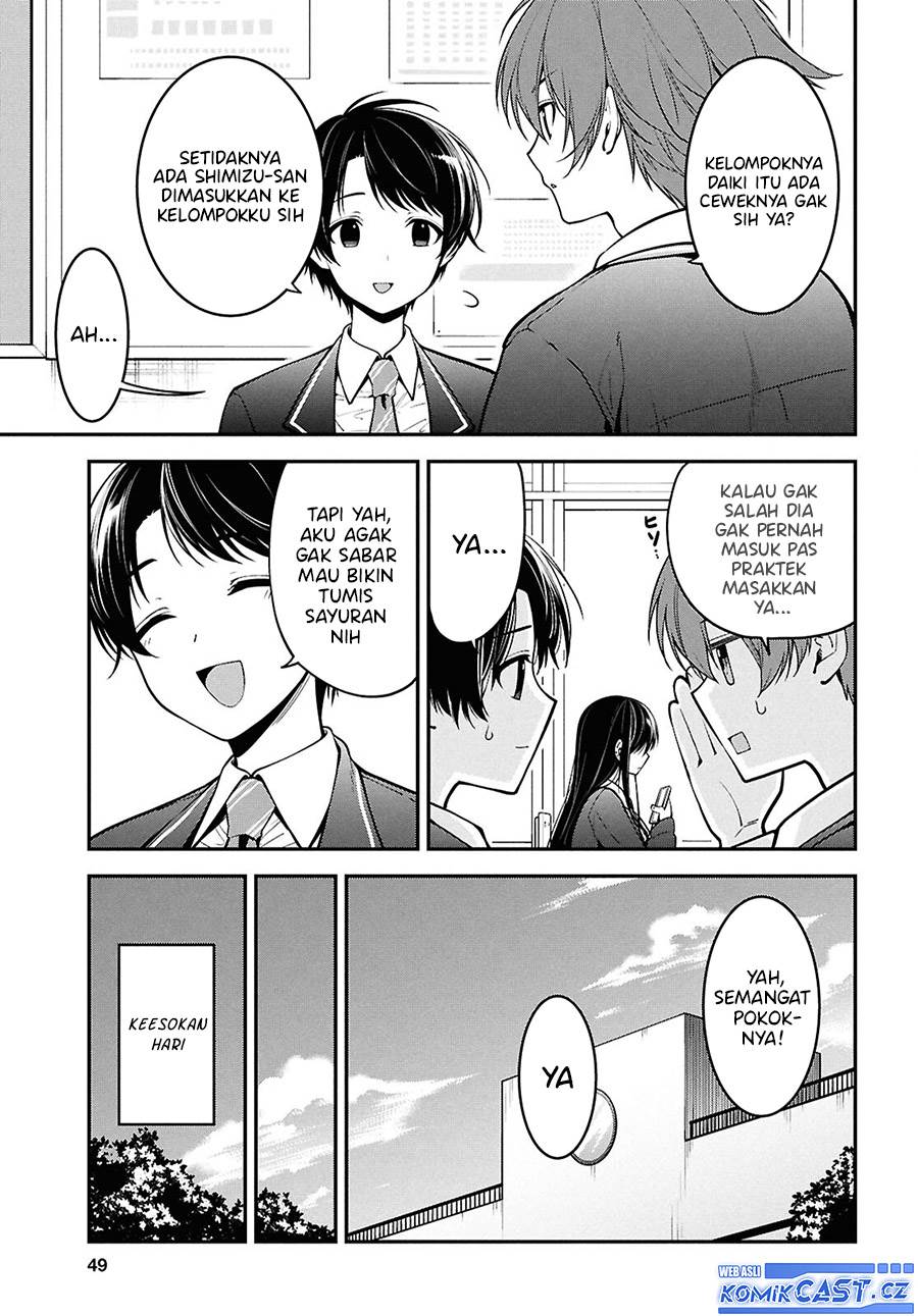 Tonari no Seki no Yankee Shimizu-san ga Kami o Kuroku Sometekita Chap 2 - Next Chap 3