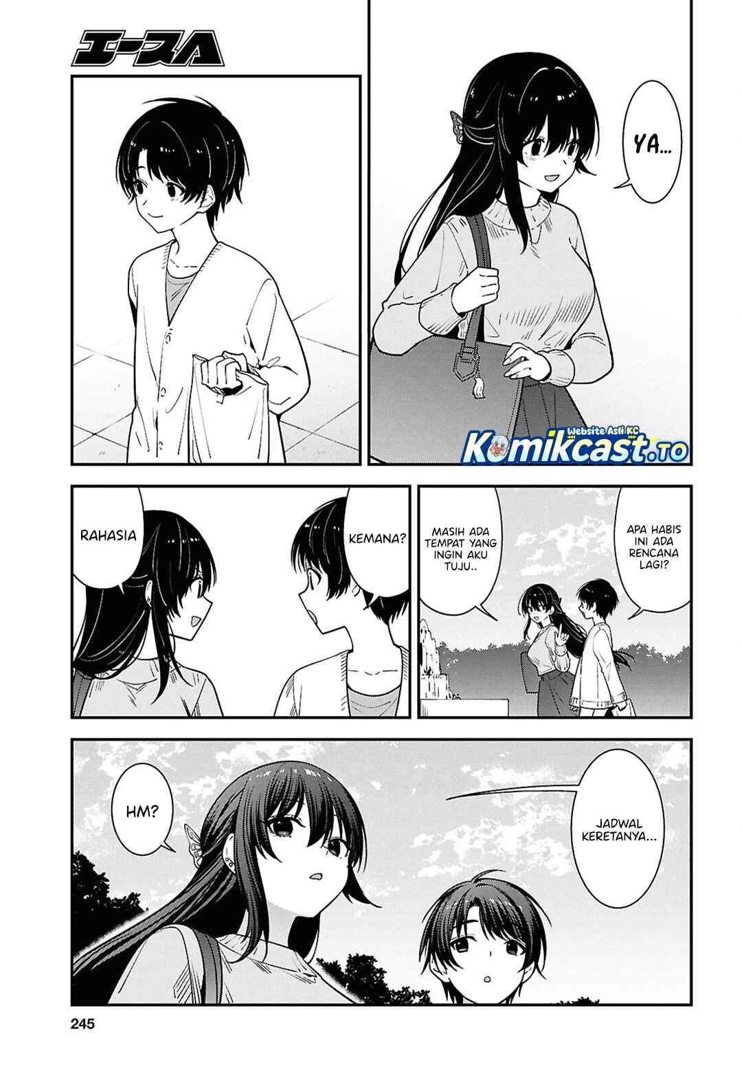 Tonari no Seki no Yankee Shimizu-san ga Kami o Kuroku Sometekita Chap 20 - Next Chap 21
