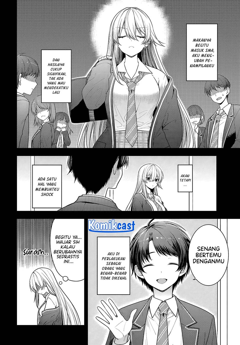 Tonari no Seki no Yankee Shimizu-san ga Kami o Kuroku Sometekita Chap 5 - Next Chap 6