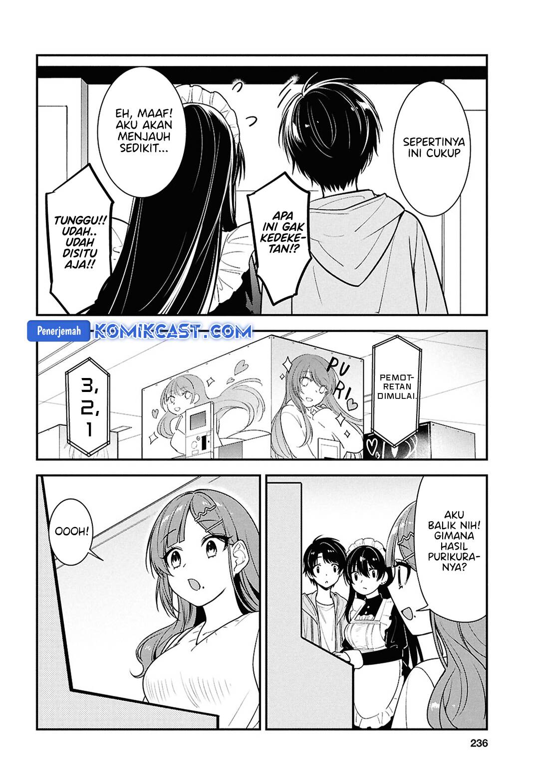 Tonari no Seki no Yankee Shimizu-san ga Kami o Kuroku Sometekita Chap 7 - Next Chap 8