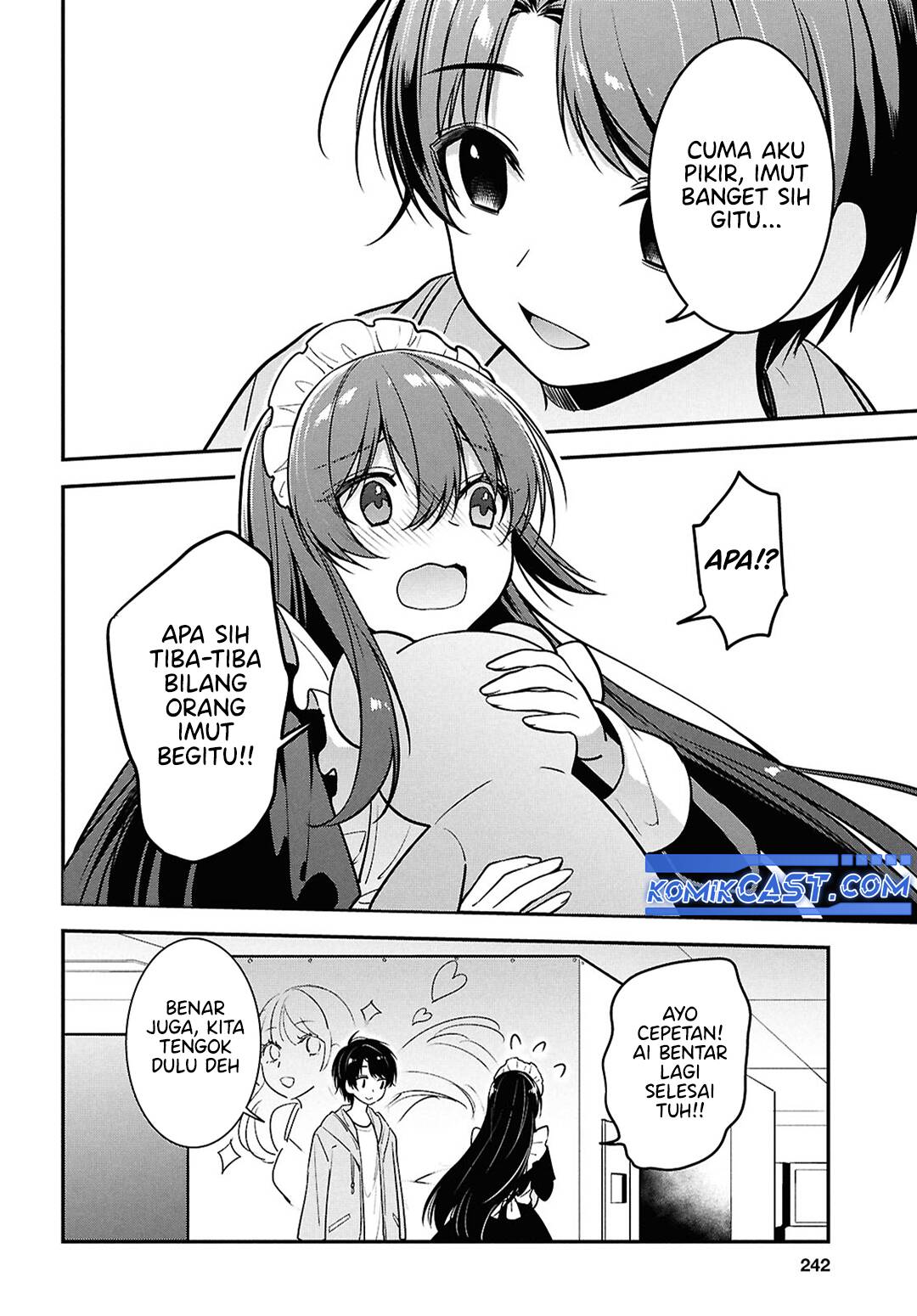 Tonari no Seki no Yankee Shimizu-san ga Kami o Kuroku Sometekita Chap 7 - Next Chap 8