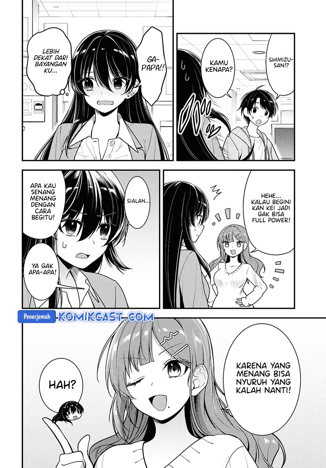 Tonari no Seki no Yankee Shimizu-san ga Kami o Kuroku Sometekita Chap 7 - Next Chap 8