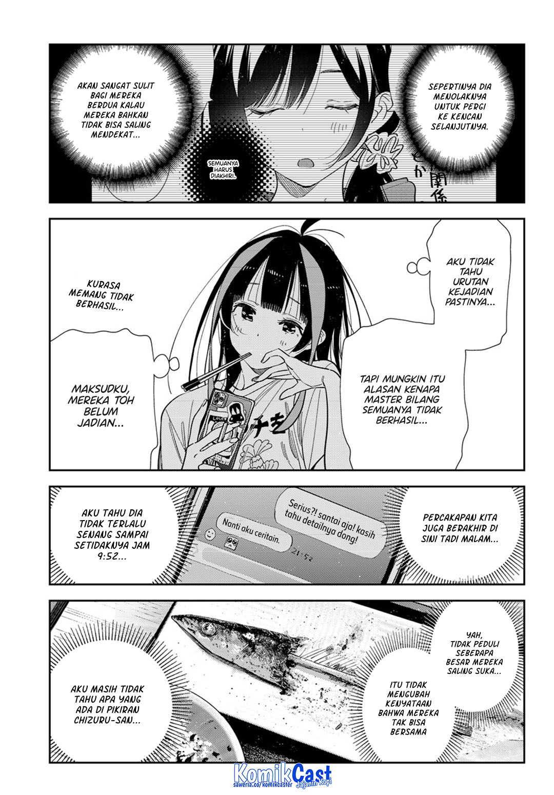 Kanojo, Okarishimasu Chap 387 - Next Chap 388