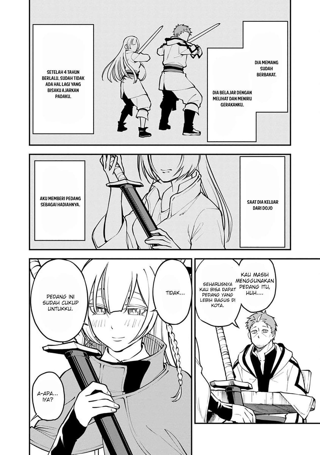 Katainaka no Ossan, Kensei ni Naru ~tada no inaka no kenjutsu shihan datta no ni, taisei shita deshi-tachi ga ore wo hottekurenai ken~ Chap 1 - Next Chap 2