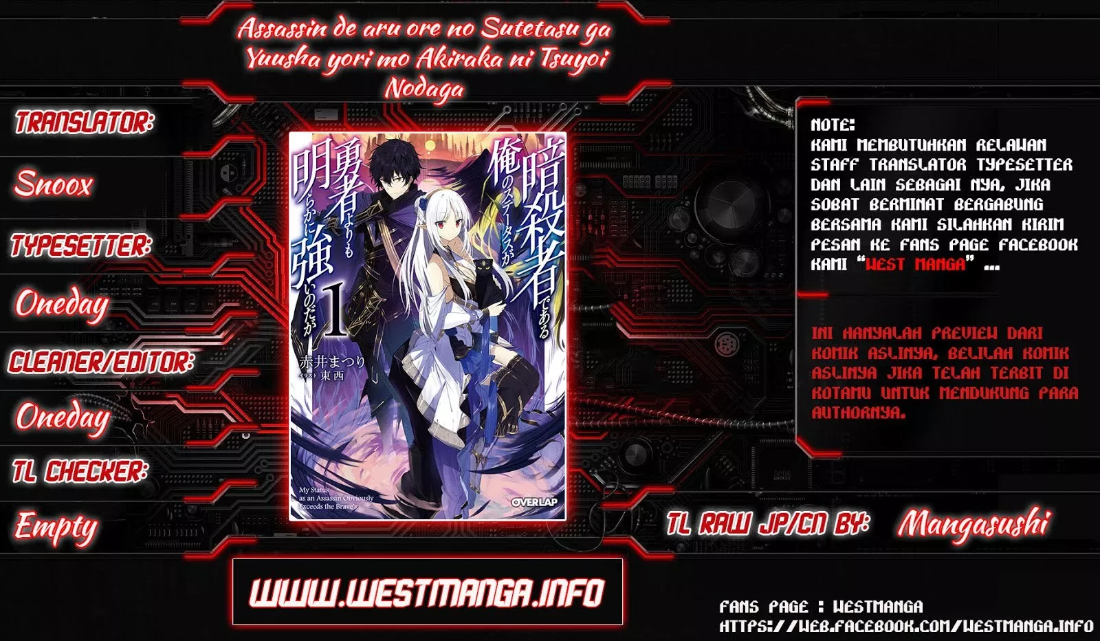 Assassin de Aru Ore no Sutetasu ga Yuusha Yori mo Akiraka ni Tsuyoi Nodaga Chap 5.2 - Next Chap 6.2