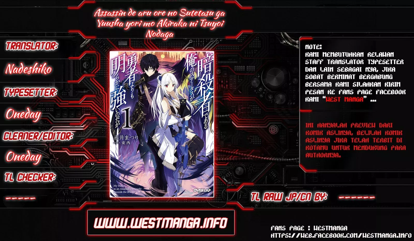 Assassin de Aru Ore no Sutetasu ga Yuusha Yori mo Akiraka ni Tsuyoi Nodaga Chap 7 - Next Chap 8