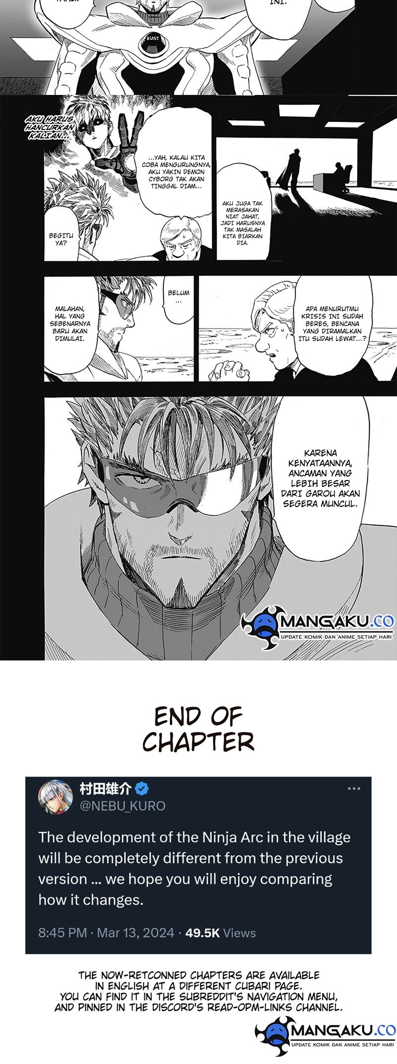 One Punch-Man Chap 252.5 - Next Chap 253.5