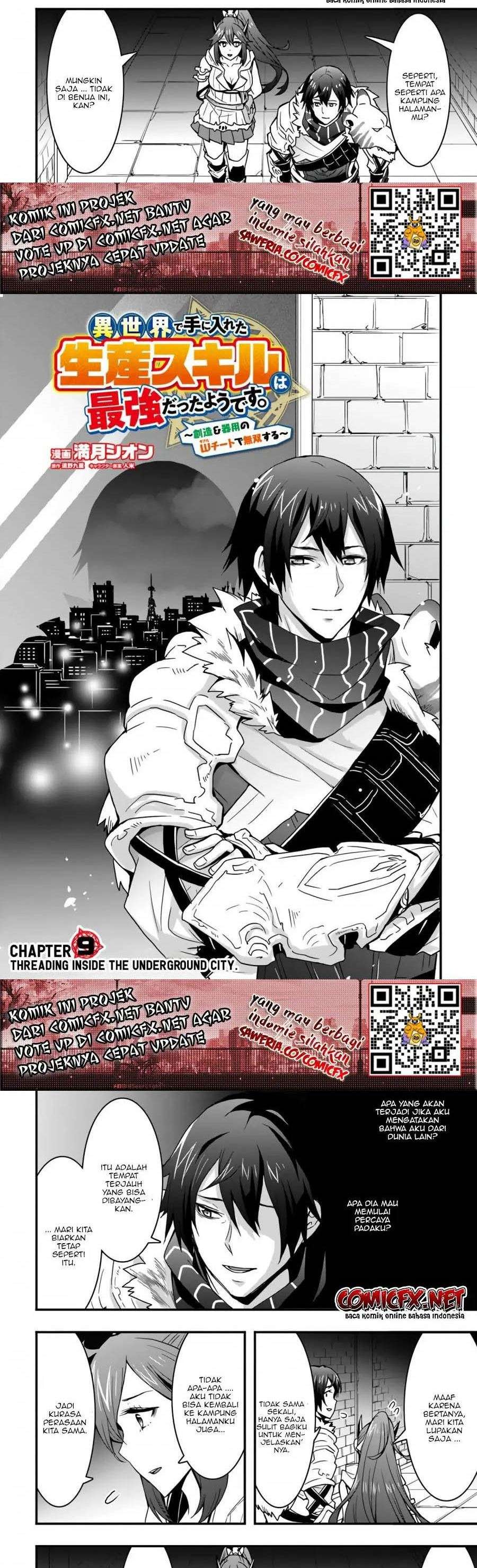 Isekai De Te Ni Ireta Seisan Skill Wa Saikyou Datta You Desu Chap 9.1 - Next Chap 10.1