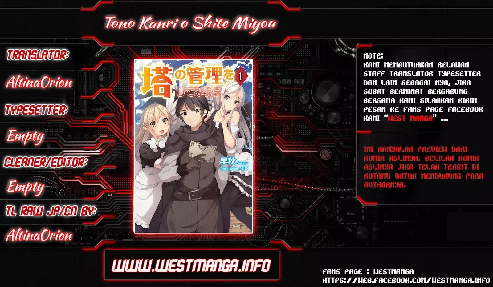 Tono no Kanri o Shite Miyou Chap 2 - Next Chap 3