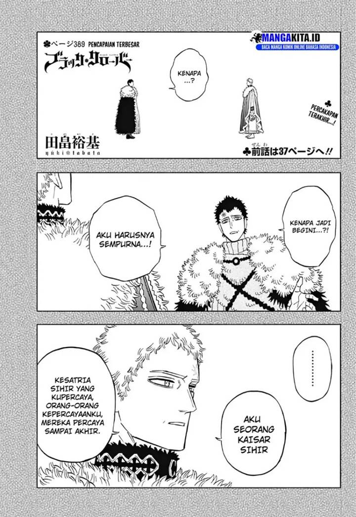 Black Clover Chap 389 - Next Chap 390