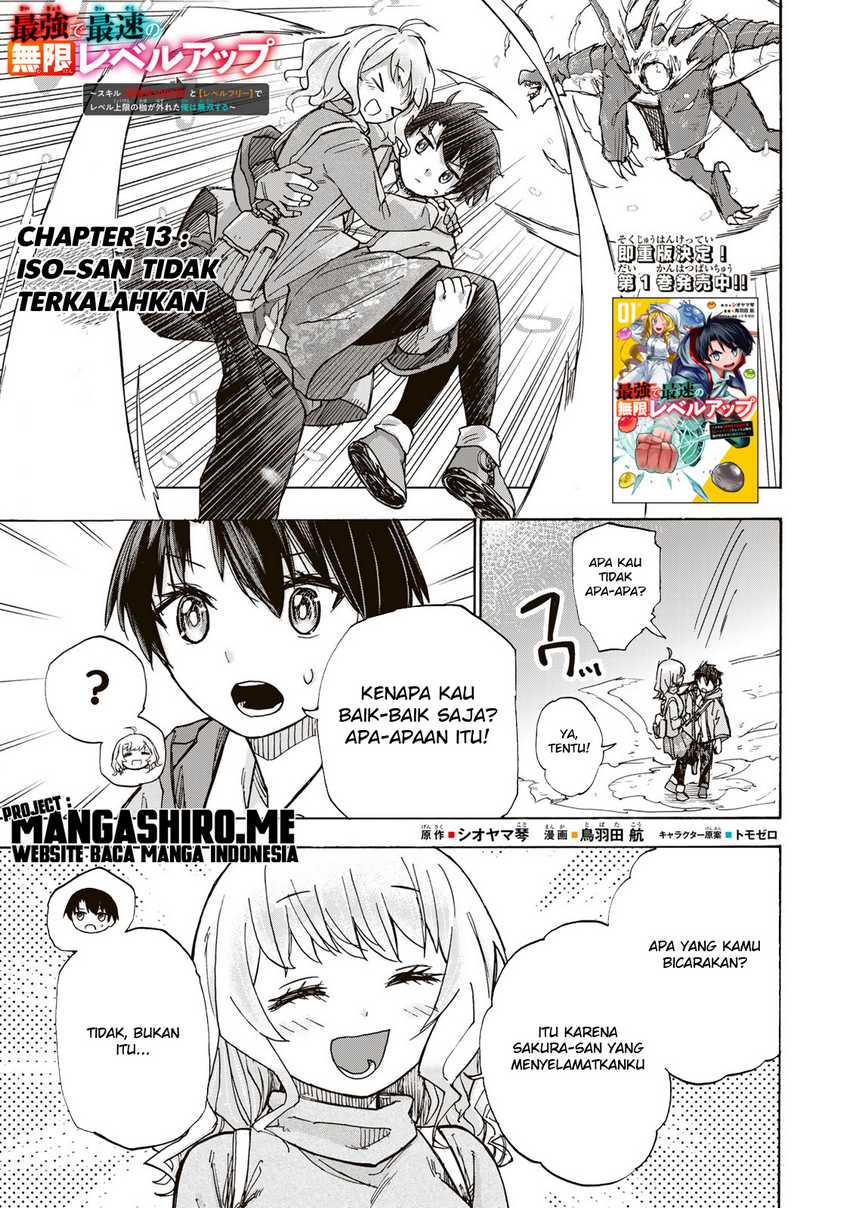 Saikyou de Saisoku no Mugen Level Up Chap 13 - Next Chap 14