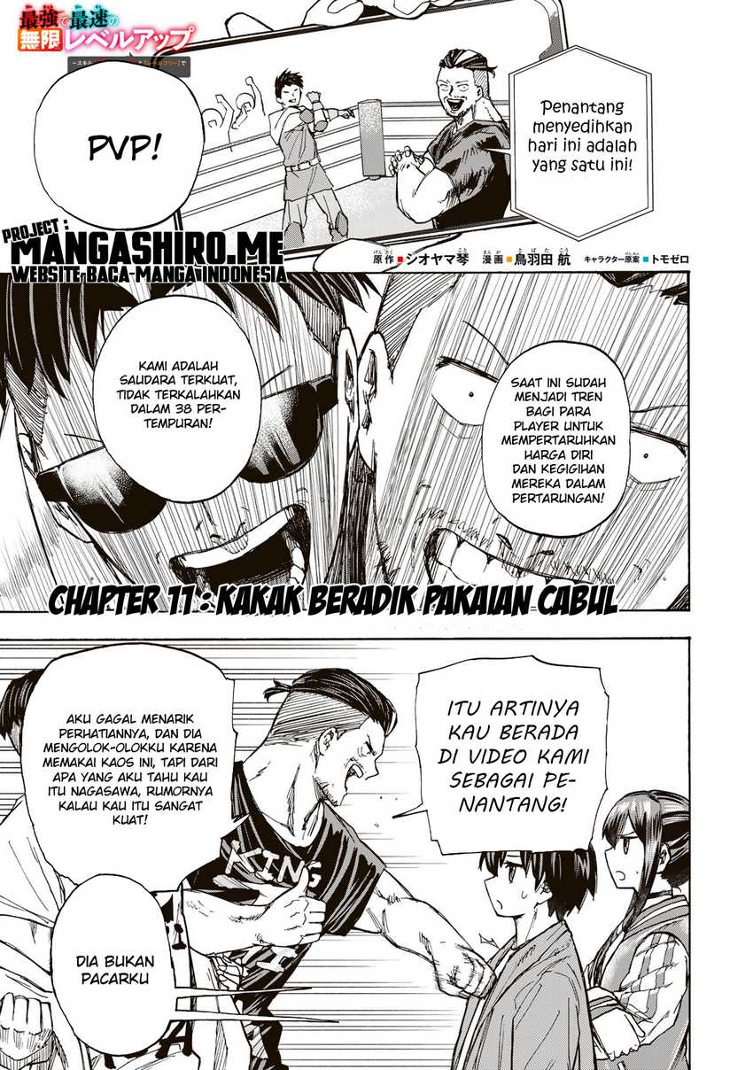 Saikyou de Saisoku no Mugen Level Up Chap 11 - Next Chap 12