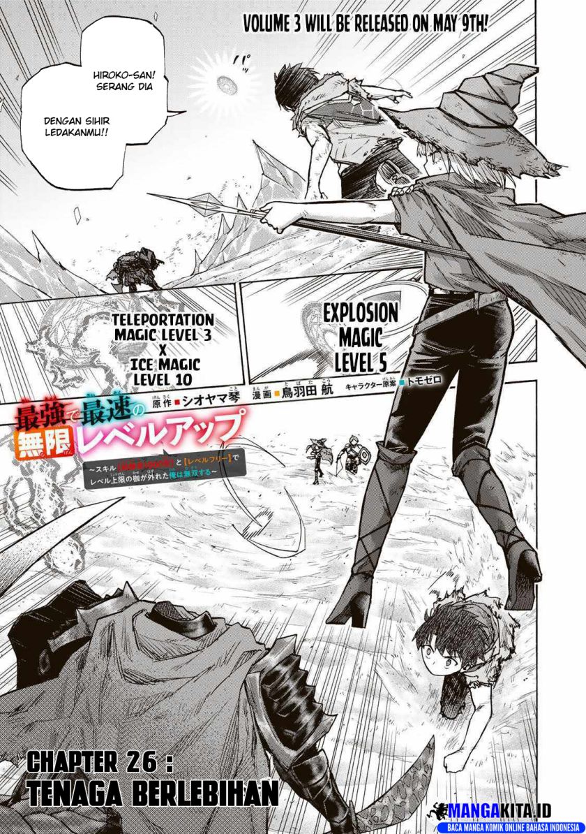 Saikyou de Saisoku no Mugen Level Up Chap 26 - Next Chap 27