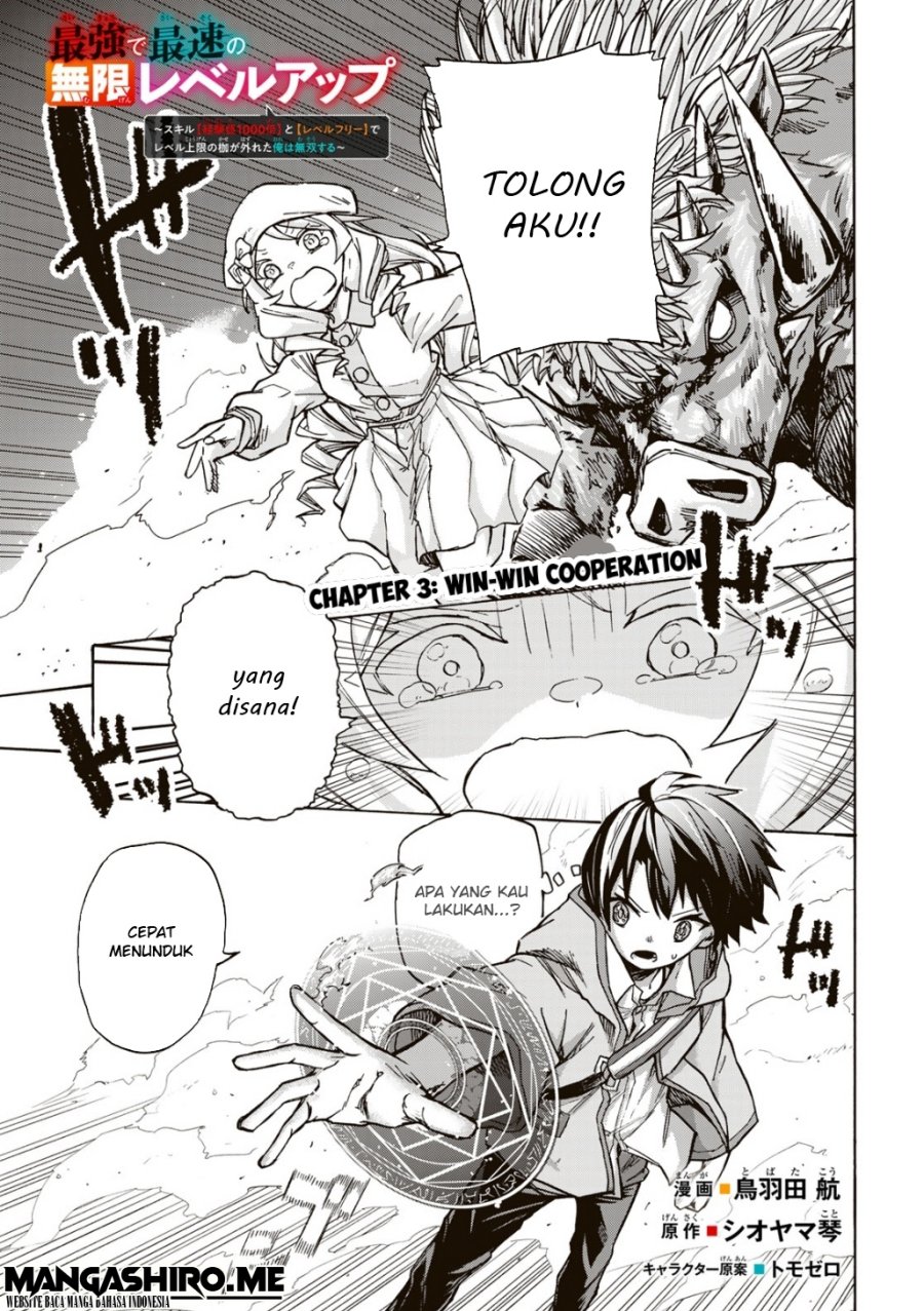 Saikyou de Saisoku no Mugen Level Up Chap 3 - Next Chap 4