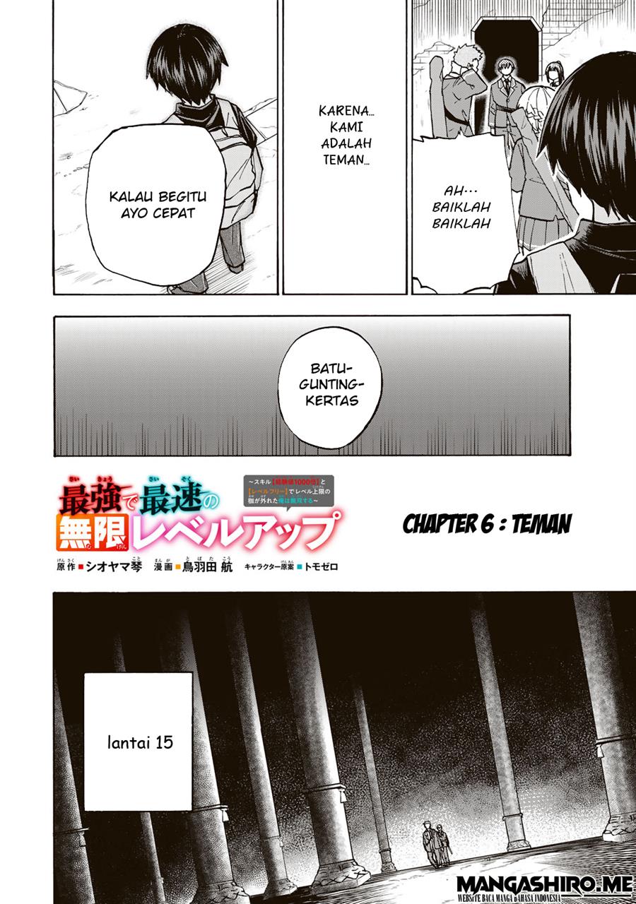 Saikyou de Saisoku no Mugen Level Up Chap 6 - Next Chap 7