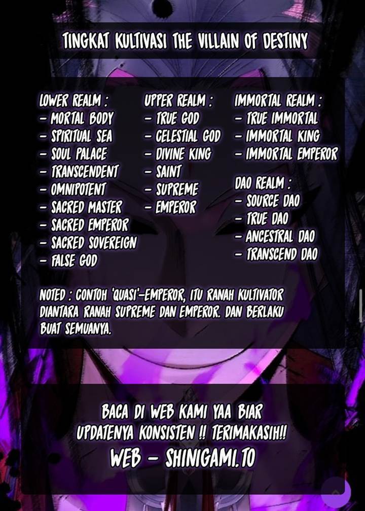 The Villain Of Destiny Chap 290 - Next Chap 291