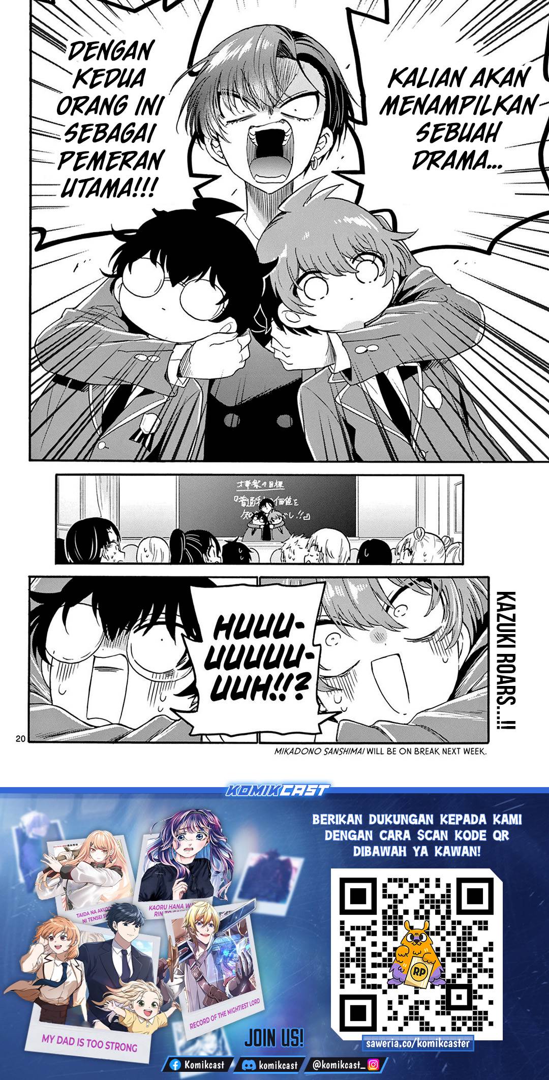 Mikadono Sanshimai wa Angai, Choroi Chap 159 - Next Chap 160