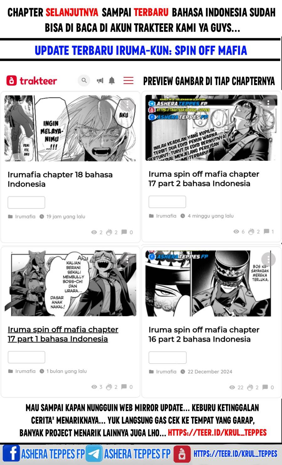 Mairimashita! Iruma-kun Mafia AU Chap 15 - Next Chap 16