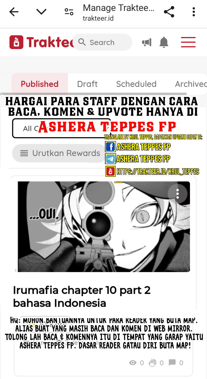 Mairimashita! Iruma-kun Mafia AU Chap 9.1 - Next Chap 10.1