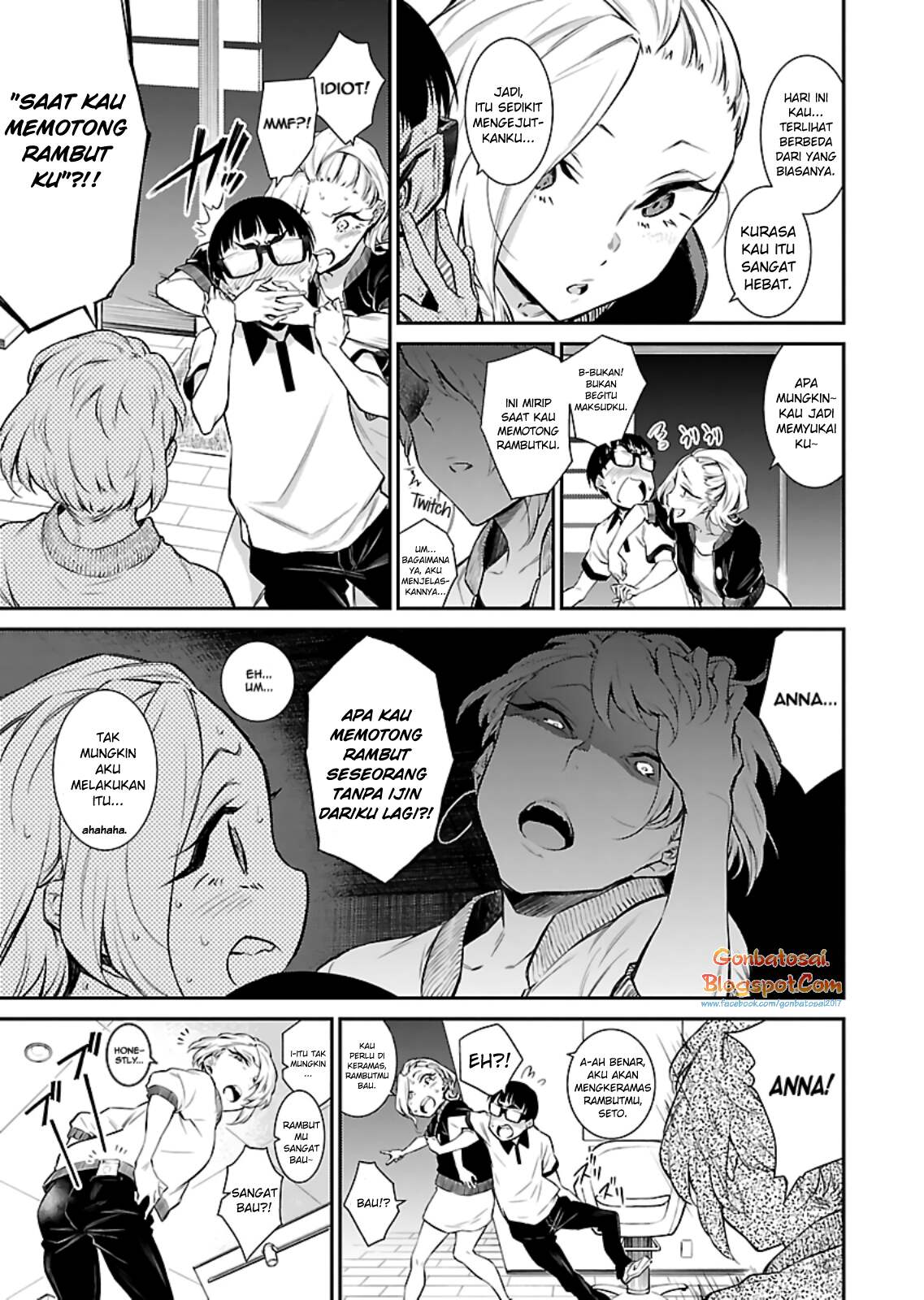 Yancha Gal no Anjou-san Chap 17 - Next Chap 18