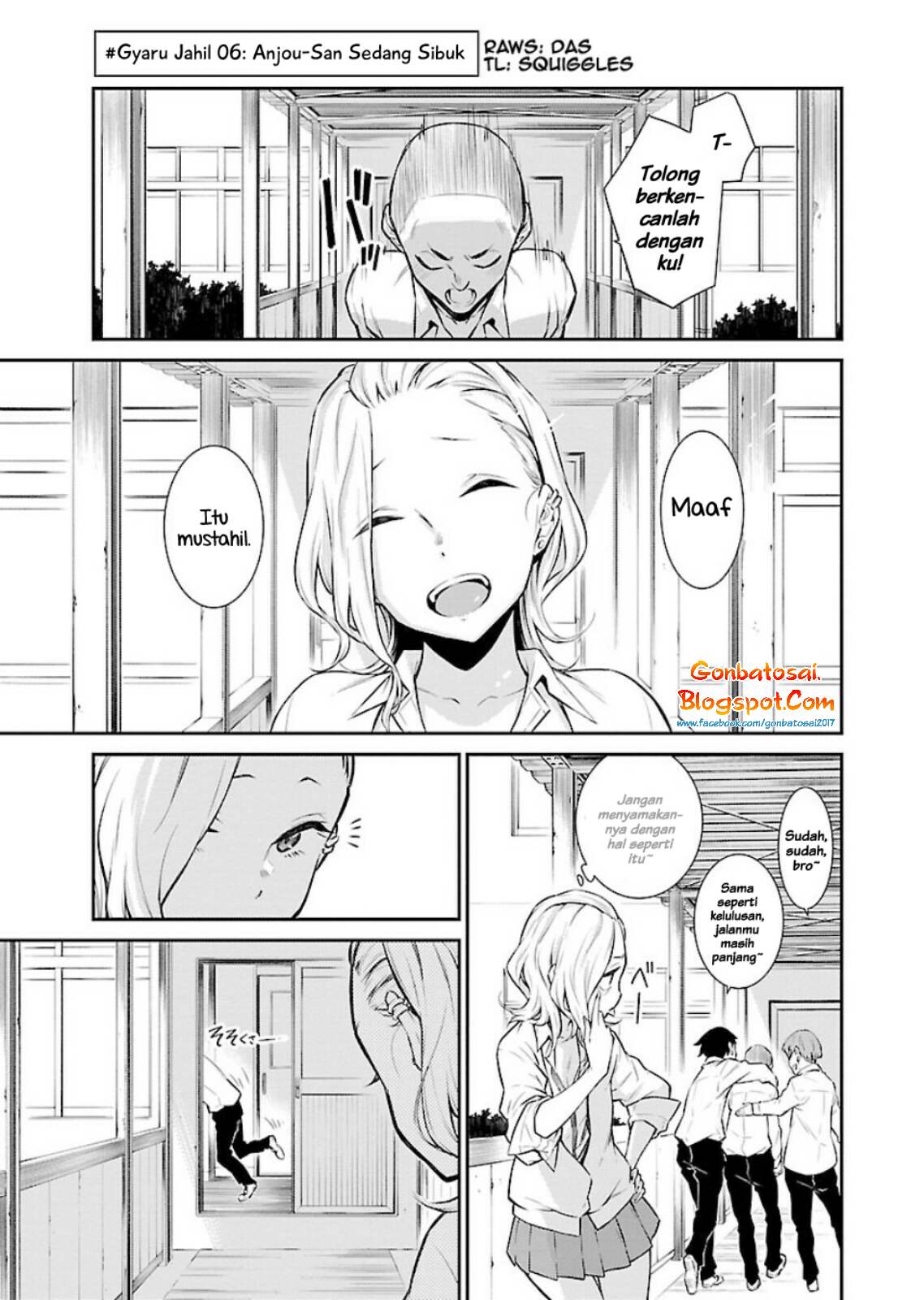 Yancha Gal no Anjou-san Chap 6 - Next Chap 7