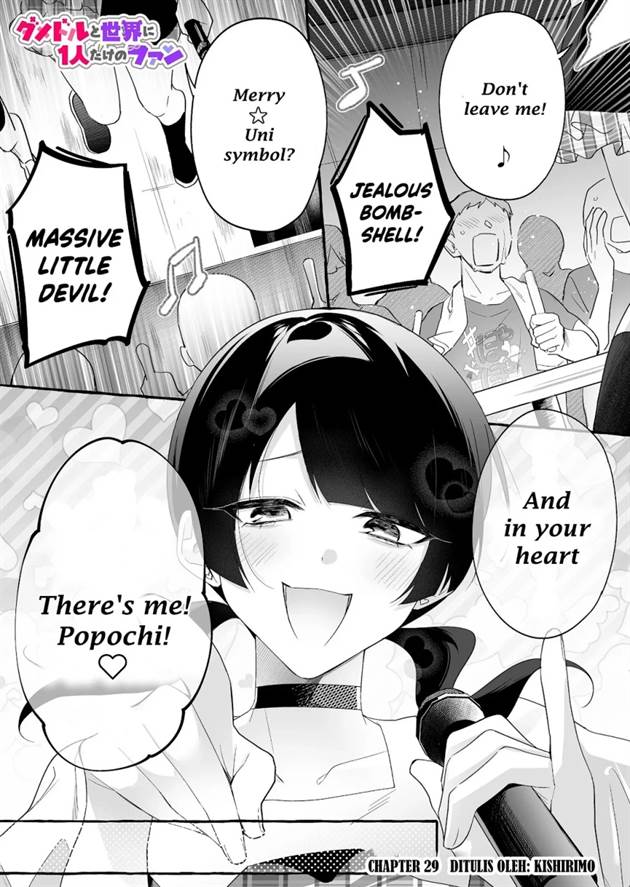 Komik Damedol to Sekai ni Hitori Dake no Fan (Serialization) Chap 29 - Next Chap 30