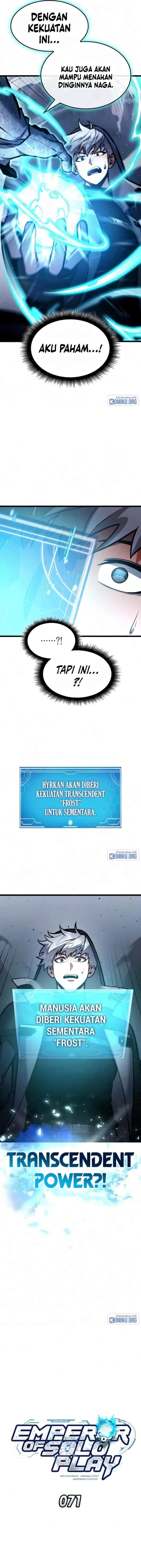 Emperor of Solo Play Chap 71 - Next Chap 72