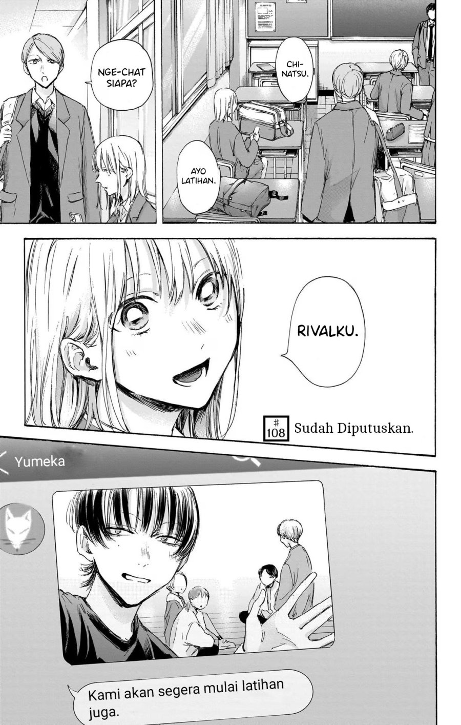 Ao no Hako Chap 108 - Next Chap 109