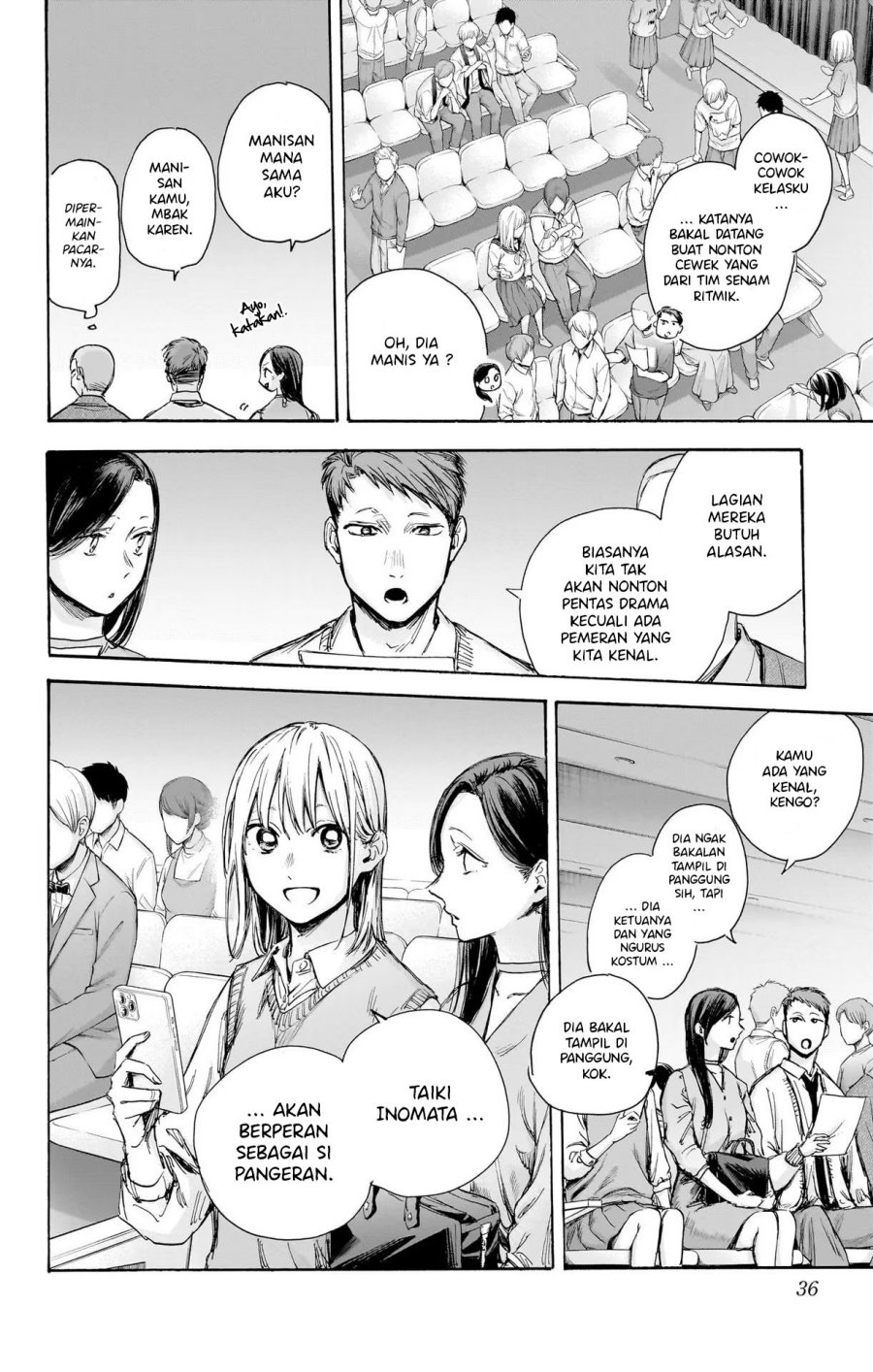 Ao no Hako Chap 63 - Next Chap 64