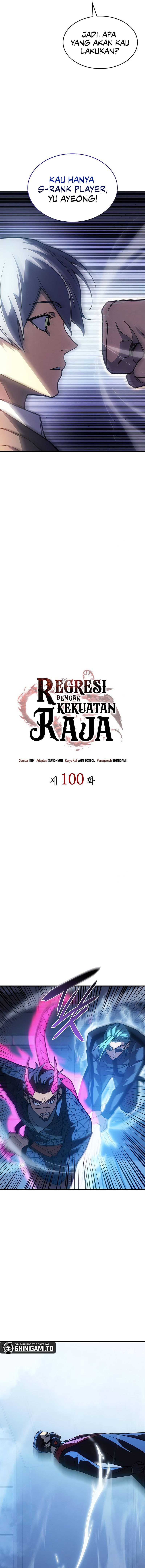 Regressing with the Kings Power Chap 100 - Next Chap 101