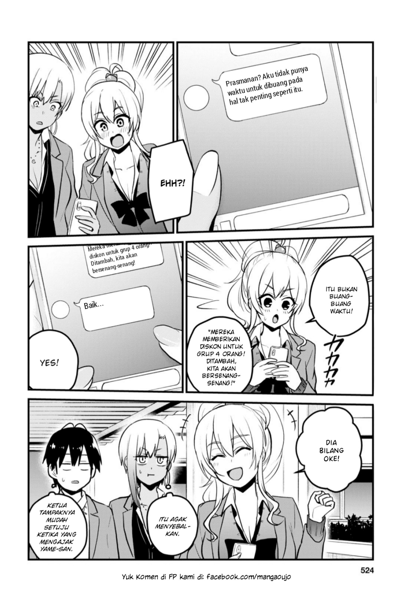 Hajimete no Gal Chap 90 - Next Chap 91