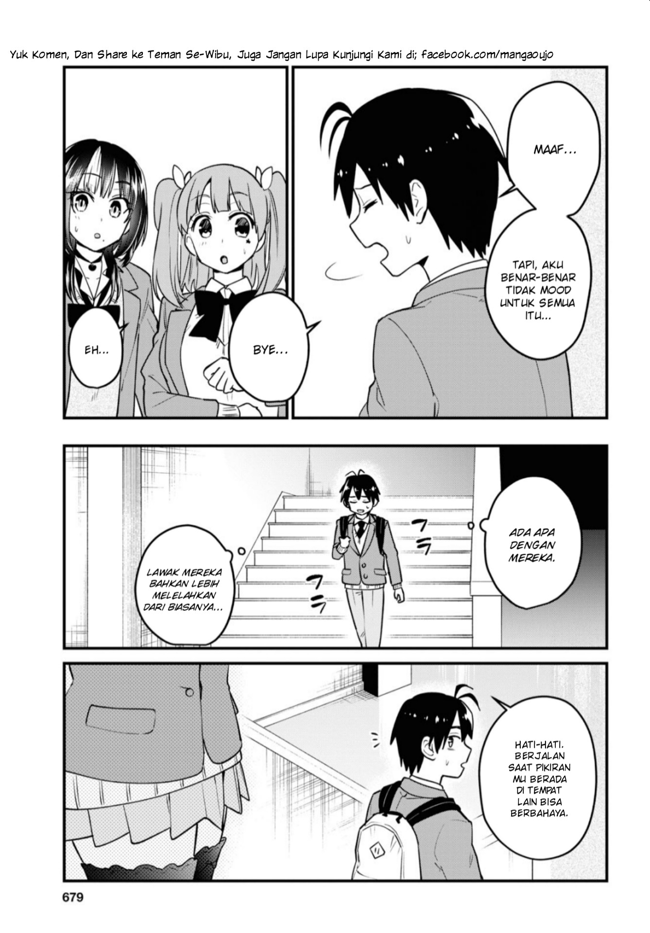 Hajimete no Gal Chap 92 - Next Chap 93