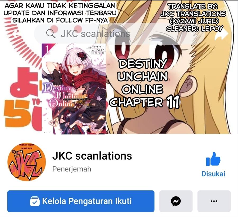 Destiny Unchain Online Chap 11 - Next Chap 12