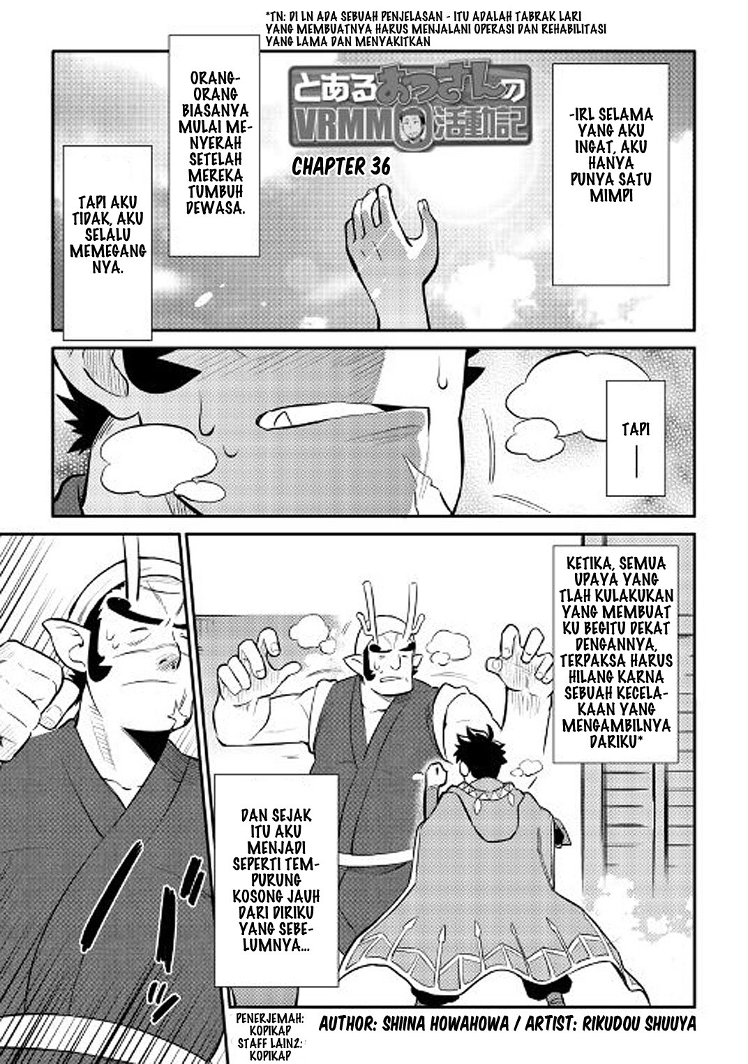 Toaru Ossan no VRMMO Katsudouki Chap 36 - Next Chap 37