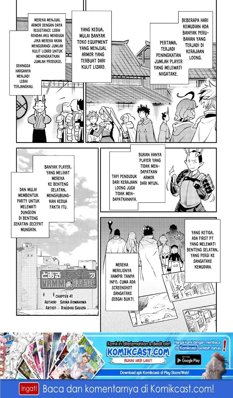 Toaru Ossan no VRMMO Katsudouki Chap 41 - Next Chap 42